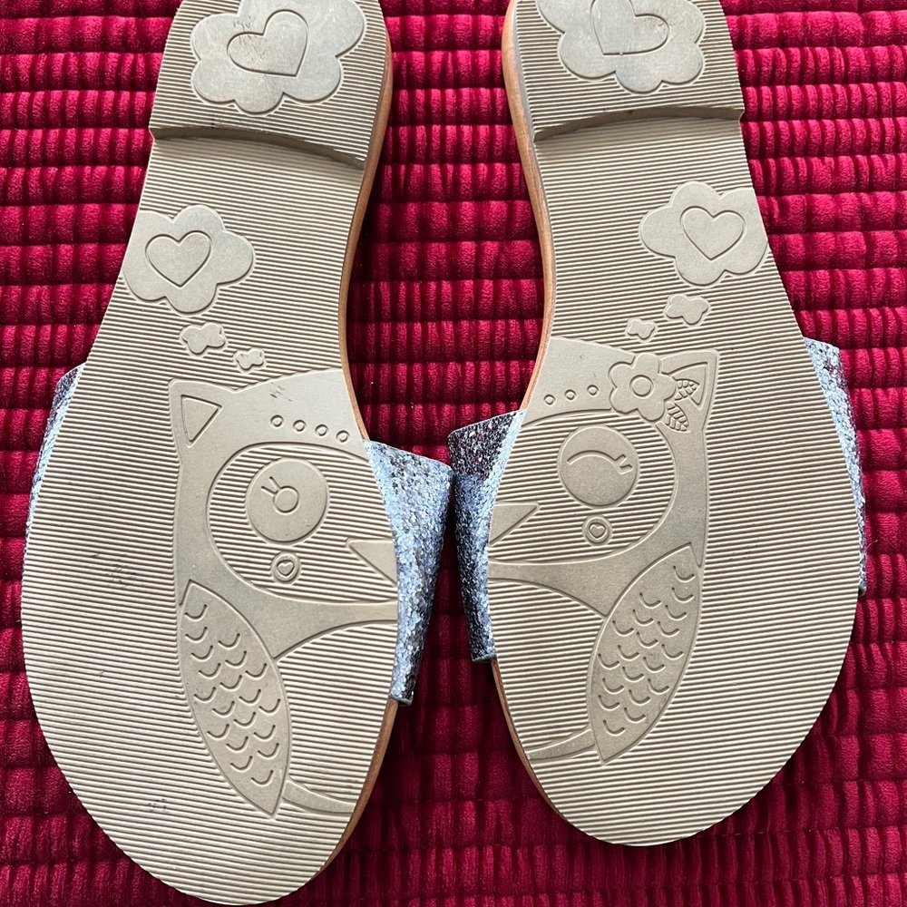Jellypop Glittery Gold and Silver Sandals - Picture 5 of 6